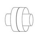 2 in. Duct Coupling in Round Duct