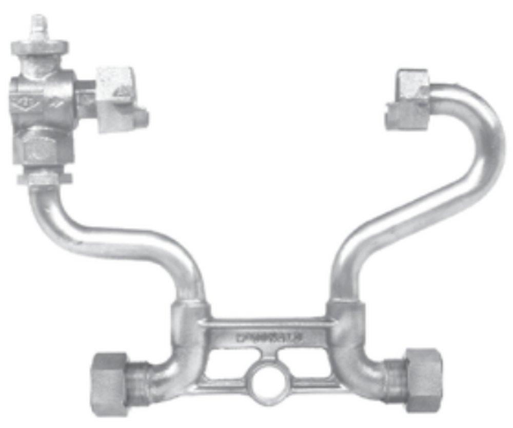 A.Y. McDonald 15 in. Copper Straight Meter Setter 