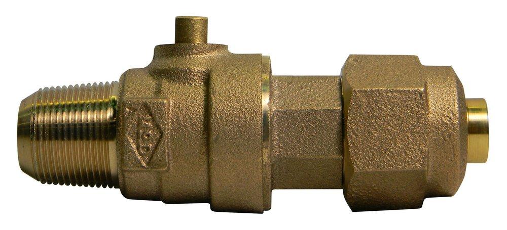 A.Y. McDonald CC x Compression Brass Corporation Stop 