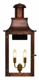 120W 2-Light Candelabra E-12 LED Outdoor Wall Sconce in Antique Copper