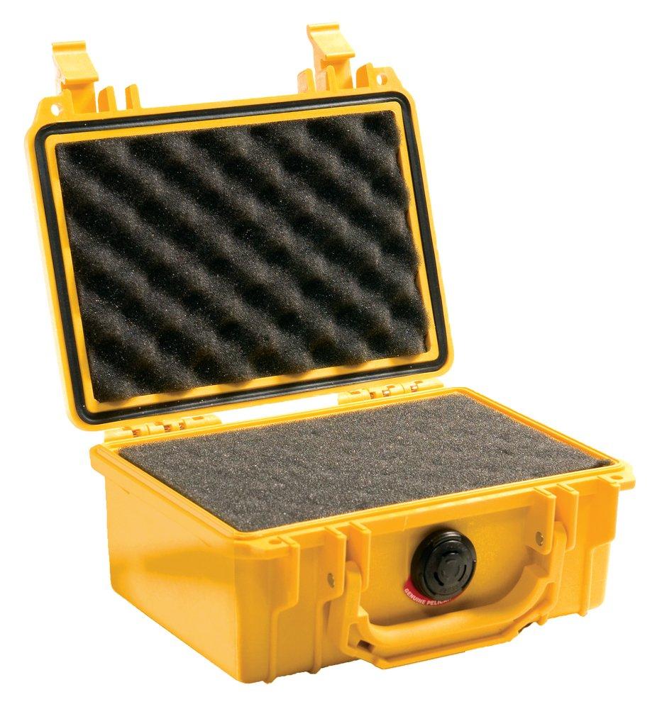Pelican Yellow 8-41/100 x 6-19/25 in. Polypropylene Tool Case 