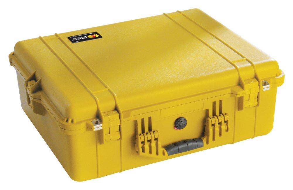 Pelican Yellow 24-39/100 x 19-9/25 in. Polypropylene Tool Case 