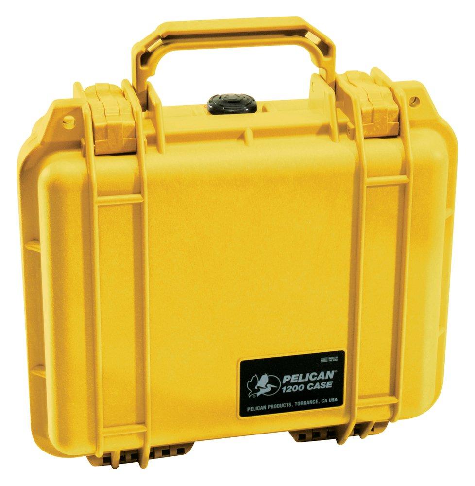 Pelican Yellow 10-31/50 x 9-17/25 in. Polypropylene Tool Case 