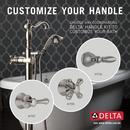 Delta Faucet Brilliance Stainless Single Handle Floor Mount Filler 