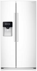 Samsung White 35-3/4 in. 15.72 cu. ft. Side-By-Side and Full Refrigerator 