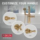 Delta Faucet Champagne Bronze Single Handle Floor Mount Filler 