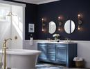 Delta Faucet Champagne Bronze Single Handle Floor Mount Filler 