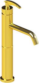 1.5 gpm 1-Hole Vessel Faucet with Single Lever Handle in Gold