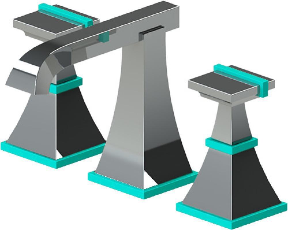 Rubinet Faucet Company Antique Copper Matte Widespread Bathroom Sink Faucet with Double Cross Handle 