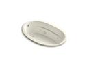 KOHLER Biscuit 66 x 42 in. Whirlpool Drop-In Bathtub with End Drain 