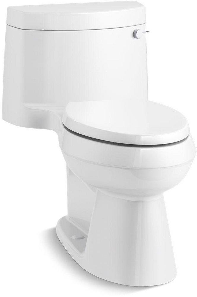 KOHLER White 1.28 gpf Elongated One Piece Toilet 