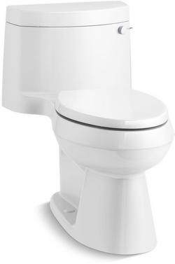1.28 gpf Elongated One Piece Toilet in White
