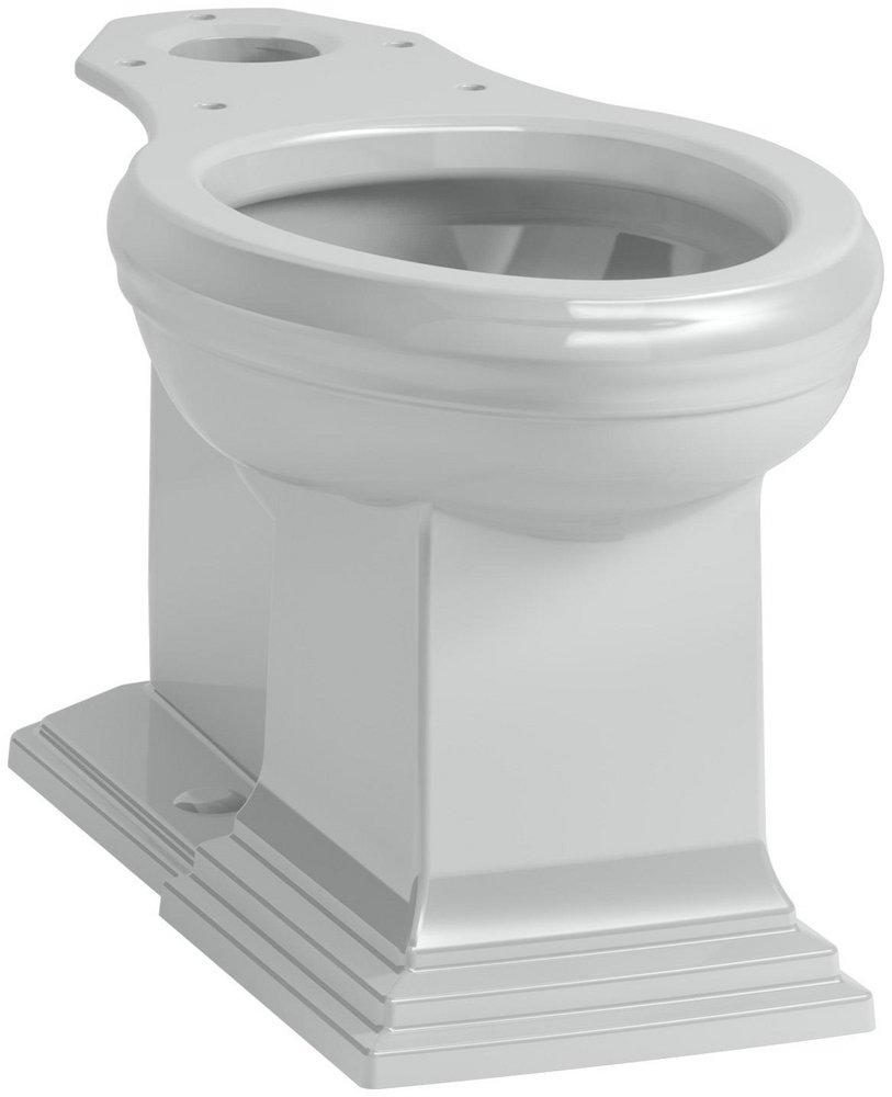 KOHLER Ice&trade; Grey Elongated Comfort Height Toilet Bowl 