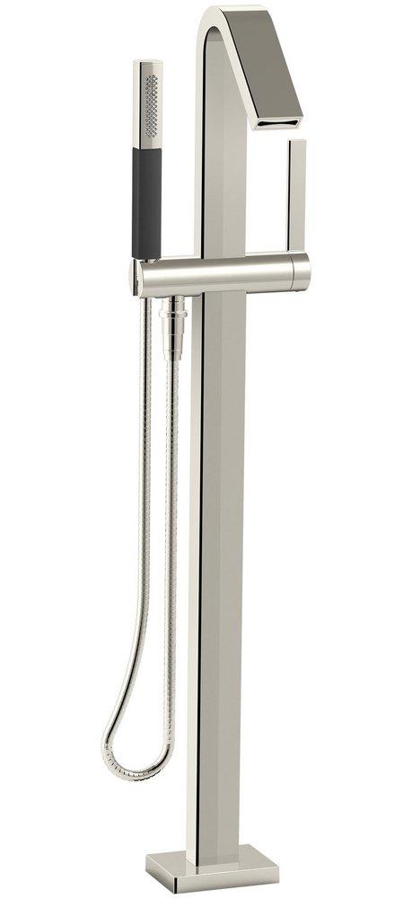 KOHLER Vibrant&reg; Polished Nickel Single Handle Lever Floor Mount Filler 