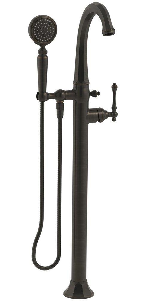 KOHLER Oil Rubbed Bronze Single Handle Lever Floor Mount Filler 