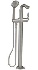 KOHLER Vibrant&reg; Brushed Nickel Single Handle Lever Floor Mount Filler 