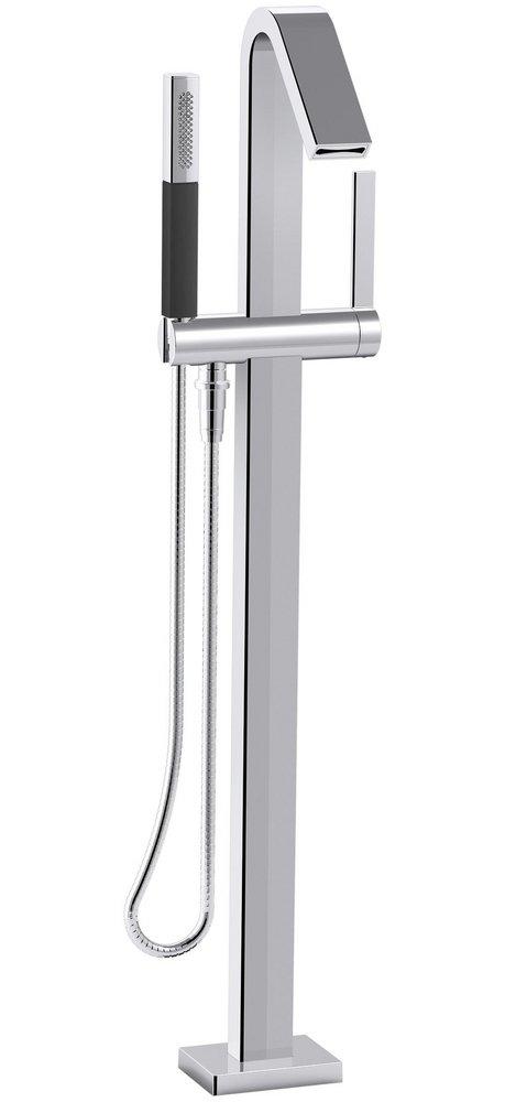 KOHLER Polished Chrome Single Handle Lever Floor Mount Filler 