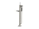KOHLER Vibrant&reg; Brushed Nickel Single Lever Handle Floor Mount Filler Trim Only 