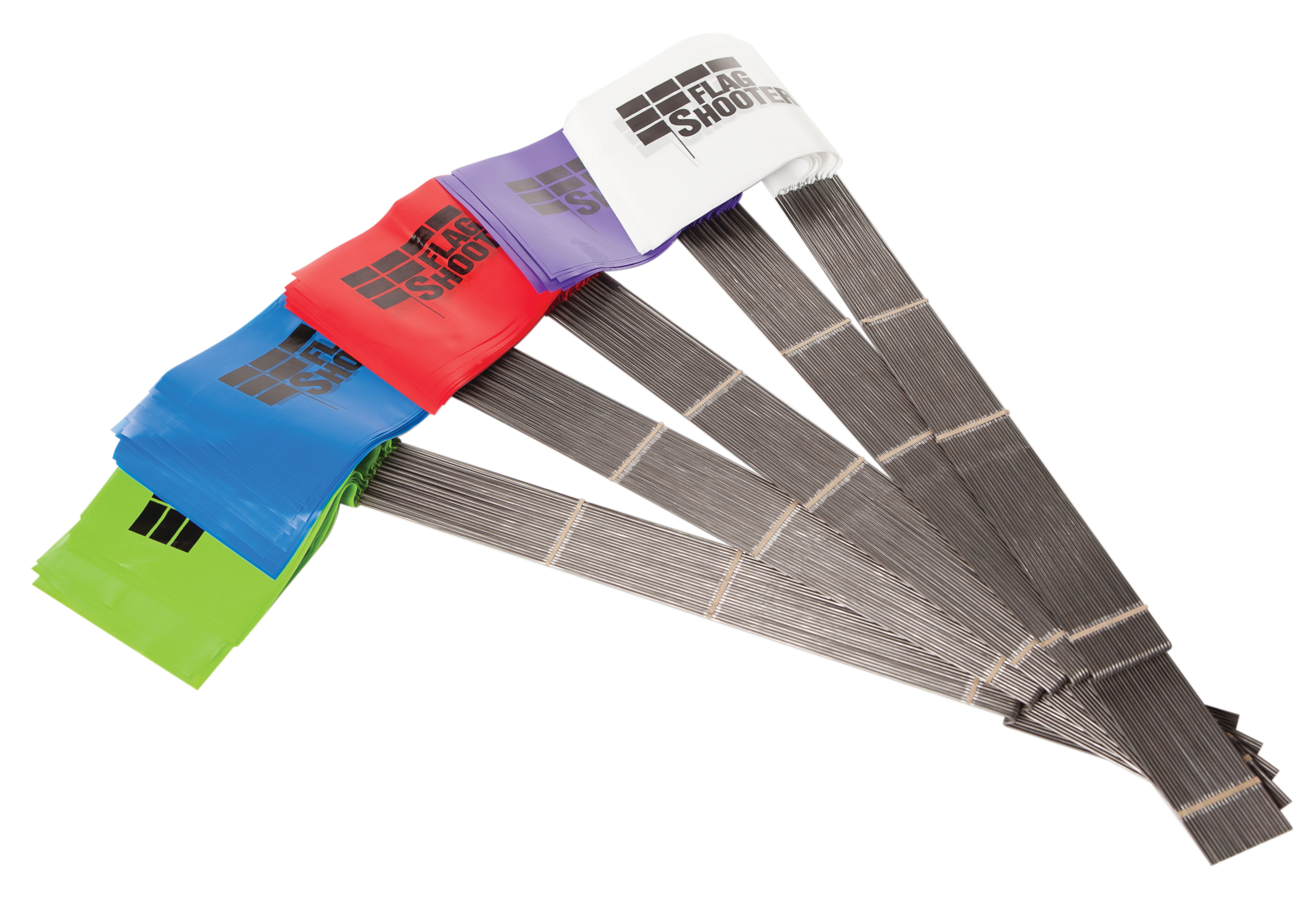 Flagshooter Blue 23 in. Wire Marking Flag 