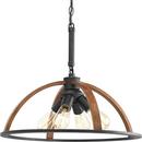 Progress Lighting Gilded Iron 60W 4-Light Medium Pendant 