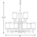 Progress Lighting Antique Bronze 60W 9-Light Medium E-26 Base Incandescent Chandelier 