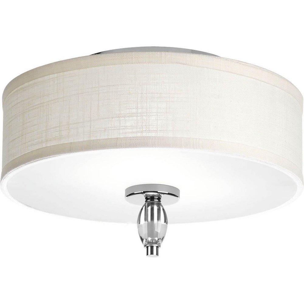 Progress Lighting Polished Chrome 60W Medium Incandescent Ceiling Light 