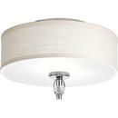 60W Medium Incandescent Ceiling Light in Polished Chrome
