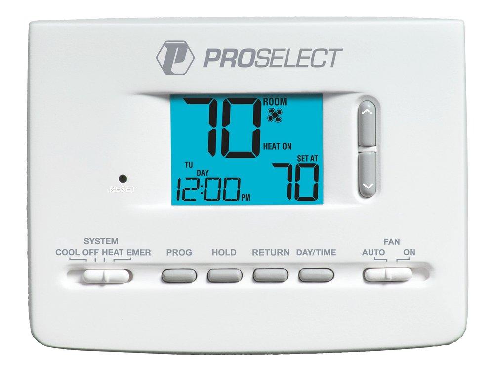 PROSELECT® White Programmable Thermostat 
