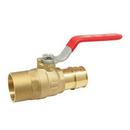Red-White Valve Brass Full Port F1960 x Solder 400# Ball Valve 
