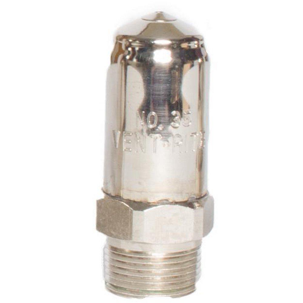 Skidmore/Vent-Rite Valve Nickel Plated 3/4 - 1/2 in. Air Vent 