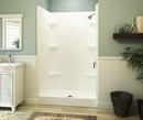 Aquatic White 8 x 48 x 74 in. Back Shower Wall in White 