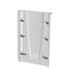 Aquatic White 8 x 48 x 74 in. Back Shower Wall in White 