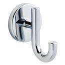 Wall Mount Single Robe Hook in Polished Chrome