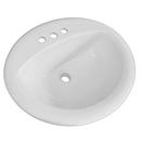 1-Hole 1-Bowl Lavatory Sink in White