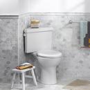 1.28 gpf Elongated Two Piece Toilet in White 