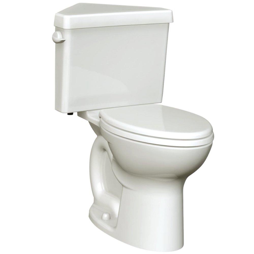 1.28 gpf Round Two Piece Toilet in White 