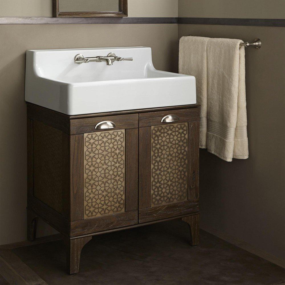 DXV Weathered Oak 41-1/8 x 30-1/2 x 23 in. Bathroom Vanity 