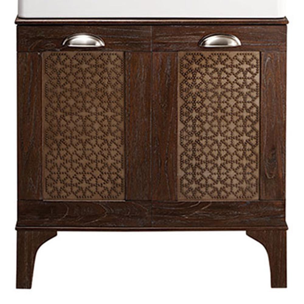DXV Weathered Oak 41-1/8 x 30-1/2 x 23 in. Bathroom Vanity 