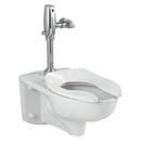 Elongated Wall Mount Toilet in White