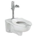American Standard White Elongated Wall Mount Toilet in White 