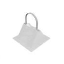 Miro Industries Black Polycarbonate Pipe Support with 4 Clearance 