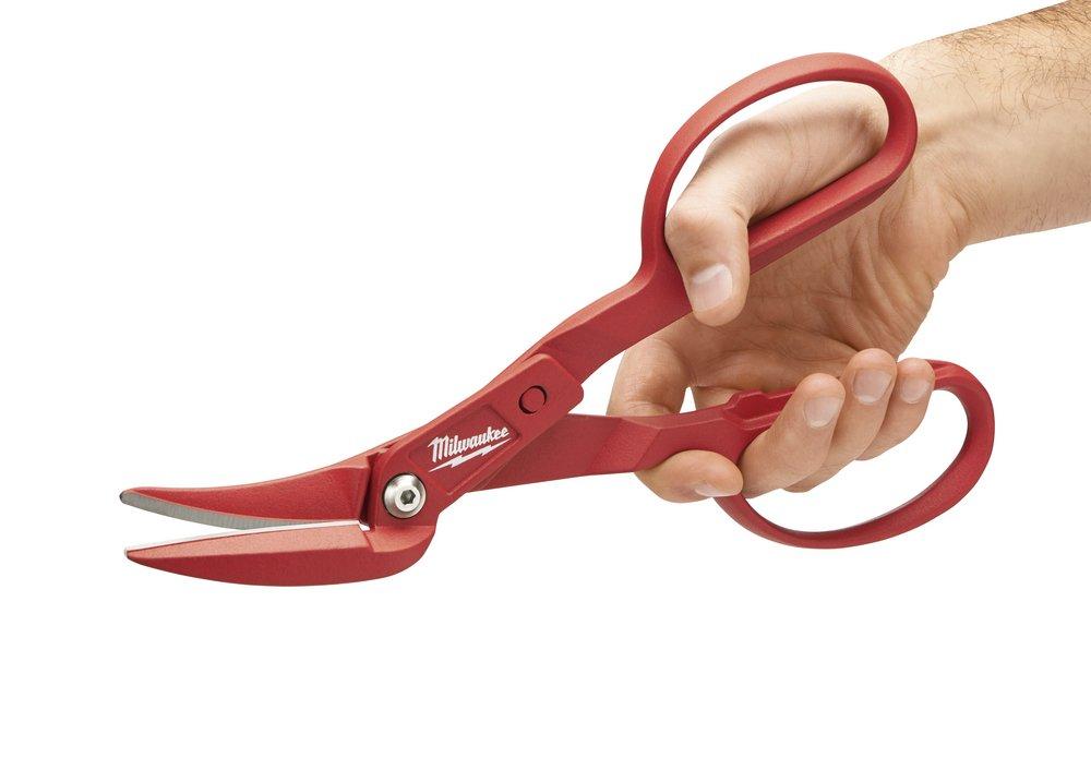 Milwaukee® Red 18 ga Cold Rolled Steel, 20 ga Stainless Steel Snip 