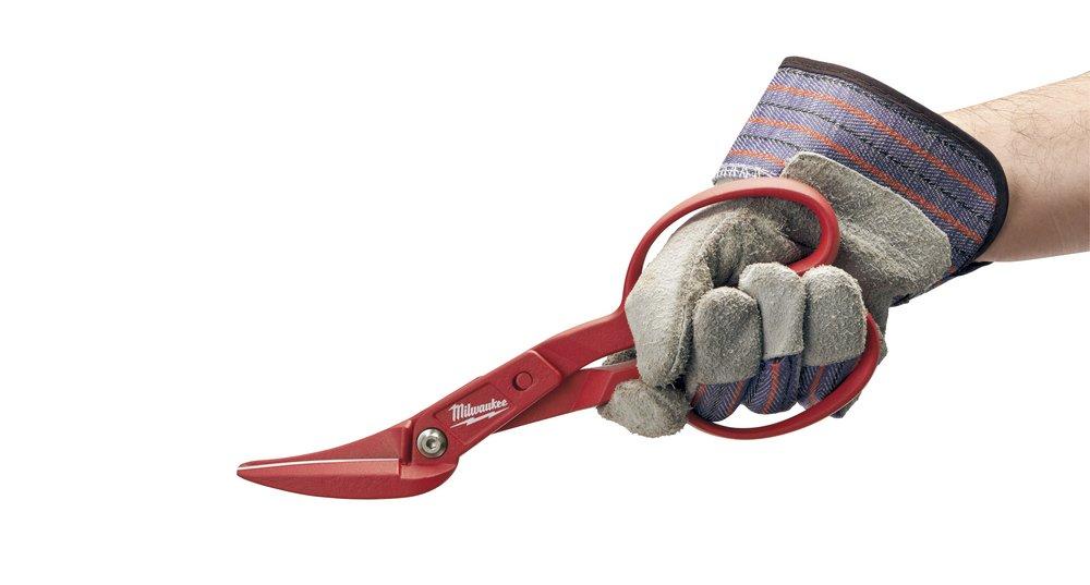 Milwaukee® Red 18 ga Cold Rolled Steel, 20 ga Stainless Steel Snip 