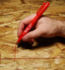 Milwaukee&reg; Red Fine Point Marker 