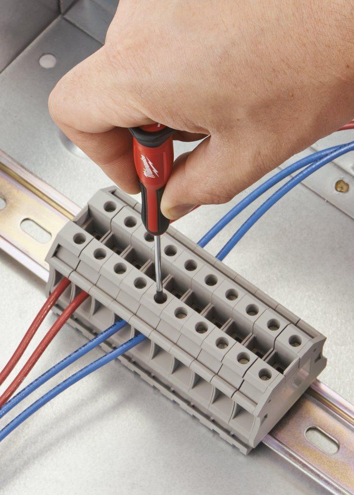 Milwaukee® Polished Chrome Electric 4 Piece Screwdriver 