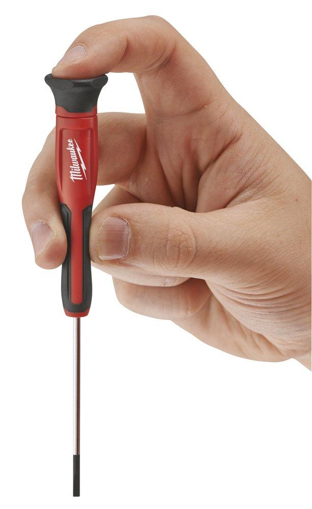 Milwaukee&reg; Polished Chrome Metal Precision Screwdriver Set 