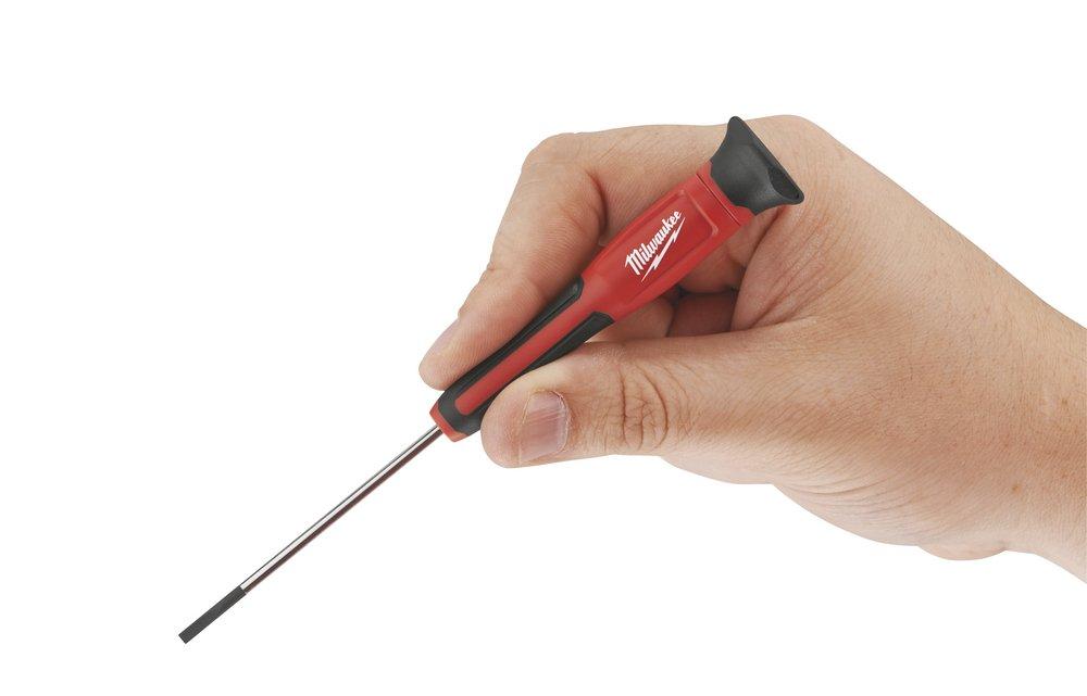 Milwaukee&reg; Polished Chrome Electric 4 Piece Screwdriver 