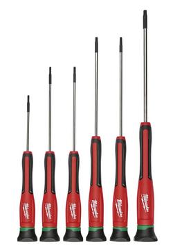 Six pieces TORX PRECISION Screwdriver Set