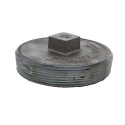 5 in. Threaded Cast Iron Cored Plug