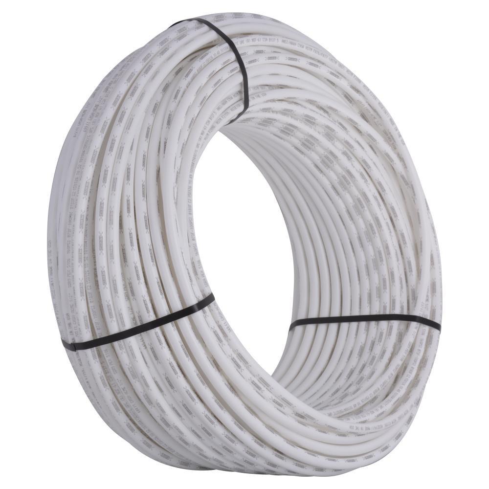 SharkBite&reg; White 1/2 in. PEX and Polyethylene Tube Coil in White 